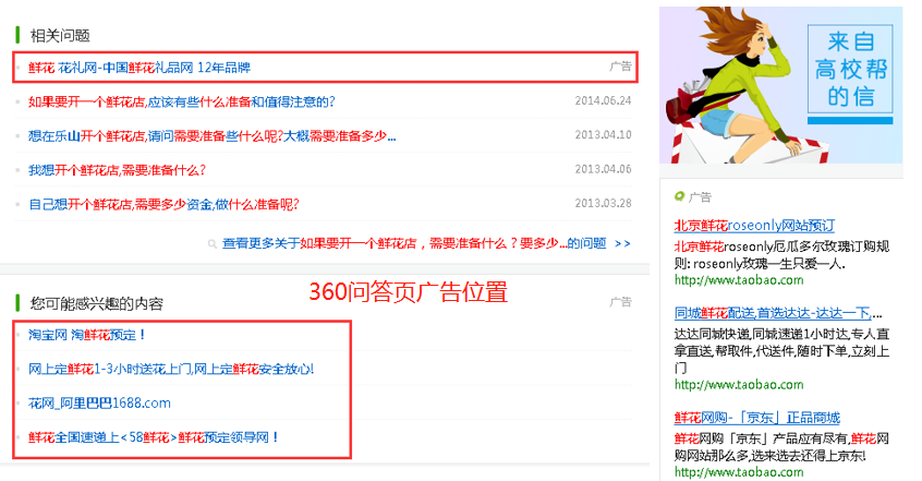 360问答广告位置在哪里？视频广告投放在360搜索的成本有多少？