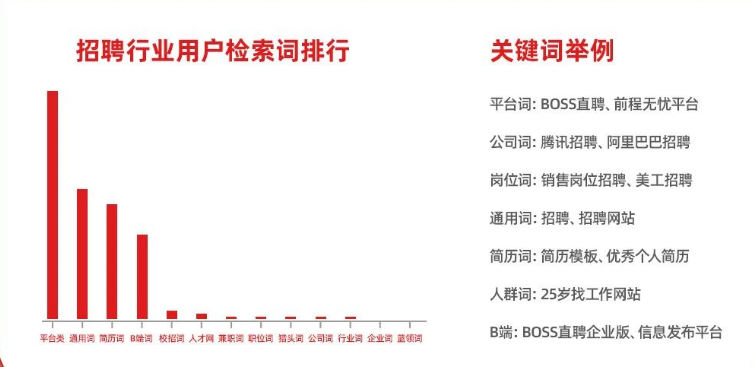 招聘人群画像-平台词、简历词成主要检索内容